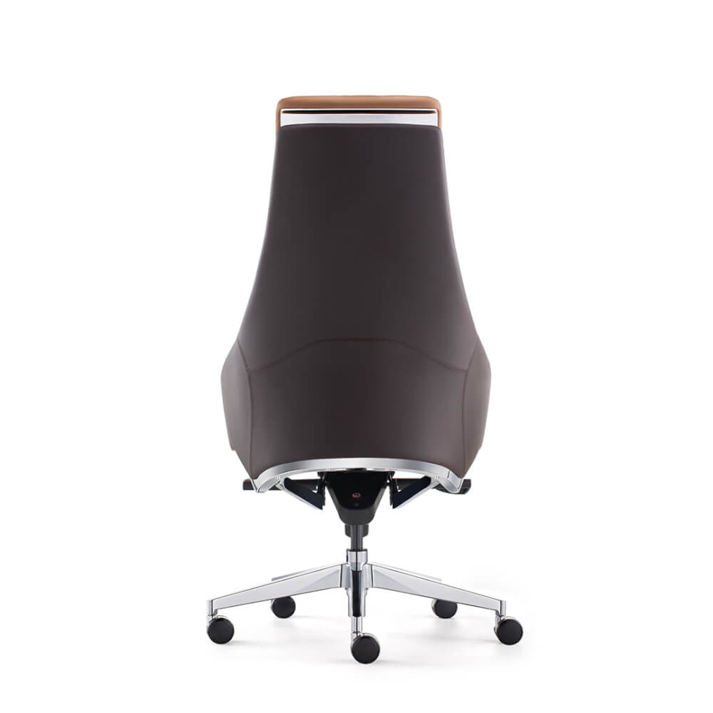 เก้าอี้ผู้บริหารหนังแท้ DF PROCHAIR รุ่น Royal Chair สีน้ำตาล